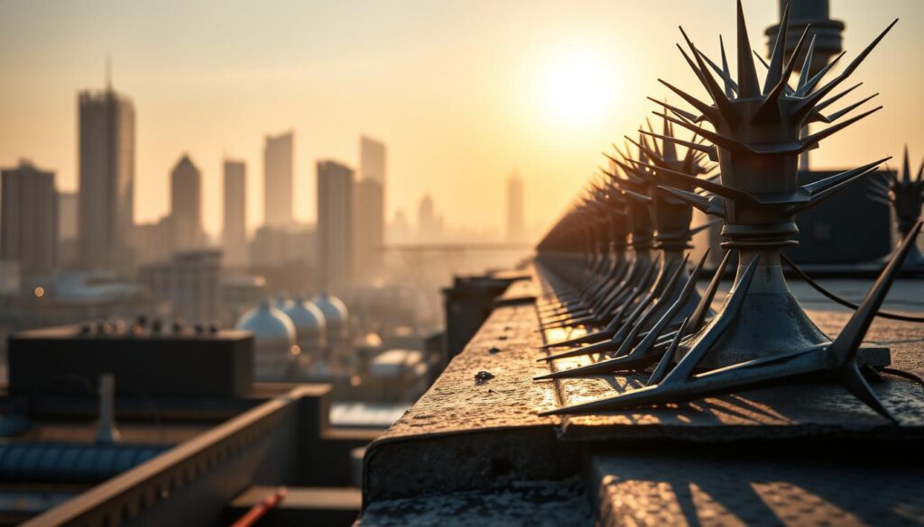 Bird spike systems for pigeon control Bird spike systems for pigeon control